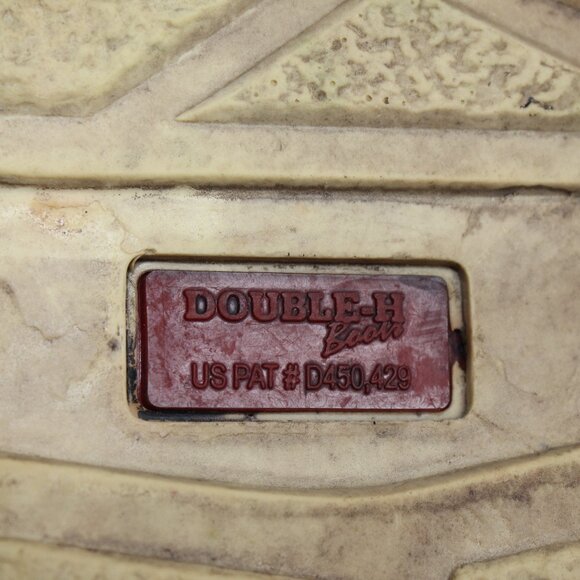 Double H Boots Womens Size 8 Slide Sandals Rose Western Style Leather DH585 - Picture 15 of 16